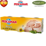 PESCAMAR Ton in ulei 3*80 g