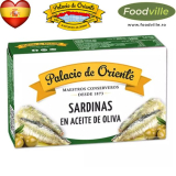 Palacio de Oriente Conserva sardine spaniole in ulei de masline 120 gr