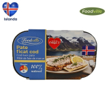 Pate de ficat de cod Foodville 120 g