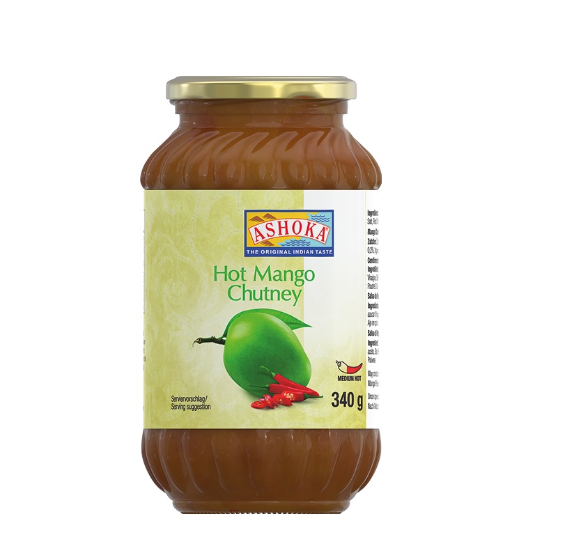 Ashoka Sos chutney de mango, iute 340 g