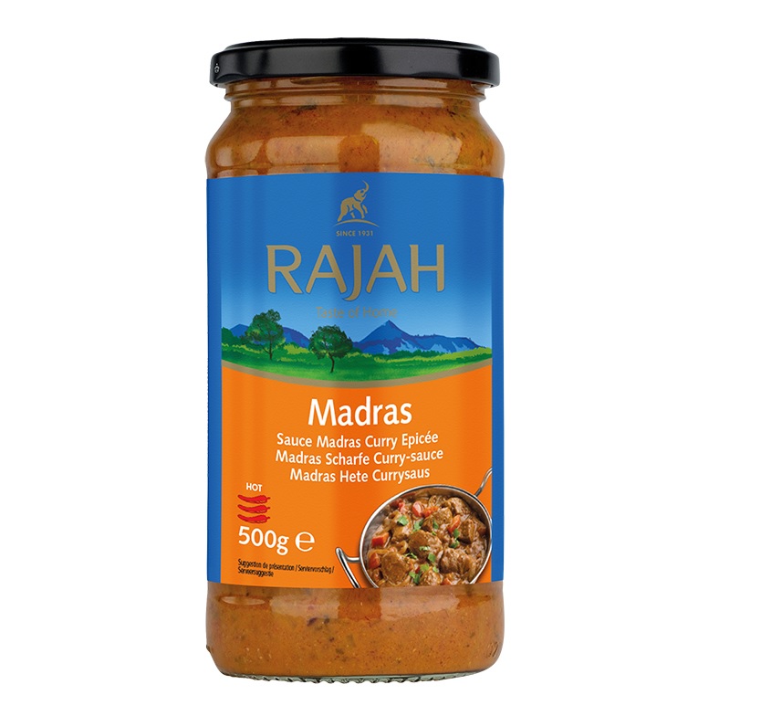 Rajah -Madras Sos pentru curry 500 g