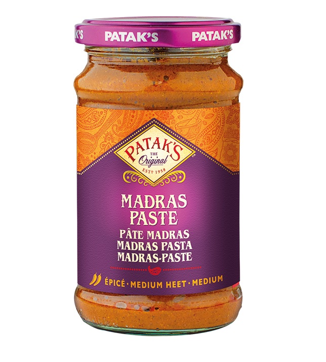 PATAK`S Pasta Madras pentru curry, mediu iute, 283 g