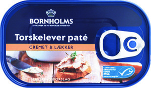 Pate din ficat de cod 115 g Bornholms
