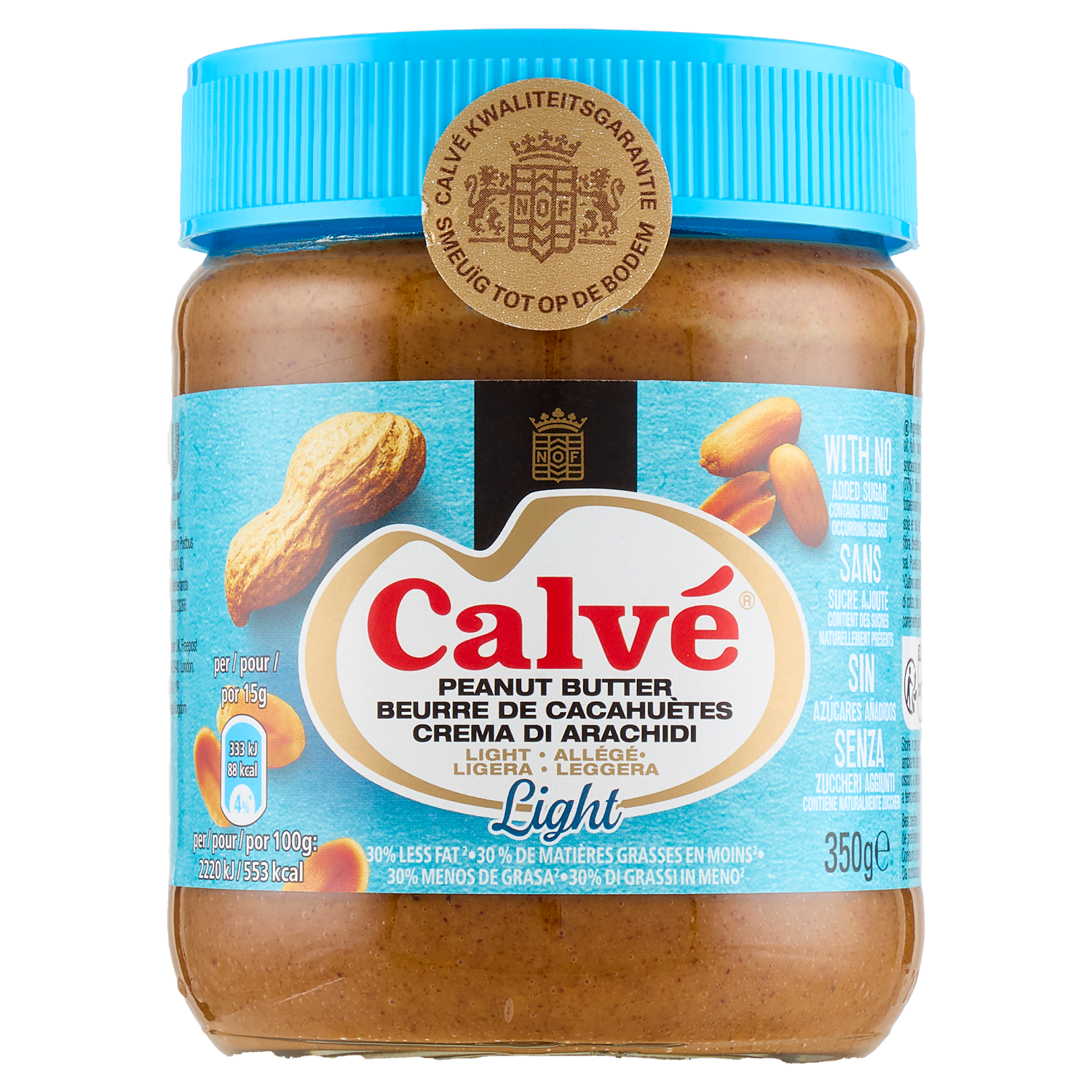 Calve unt de arahide LIGHT 350 g