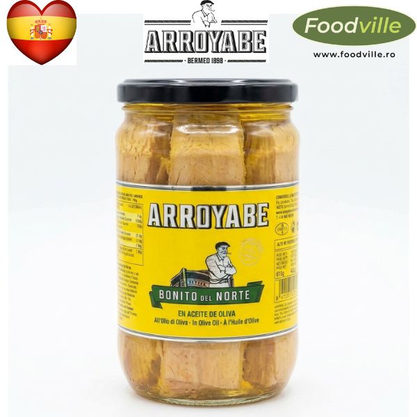 Arroyabe file ton alb Bonito del Norte in ulei de masline 615g (158)