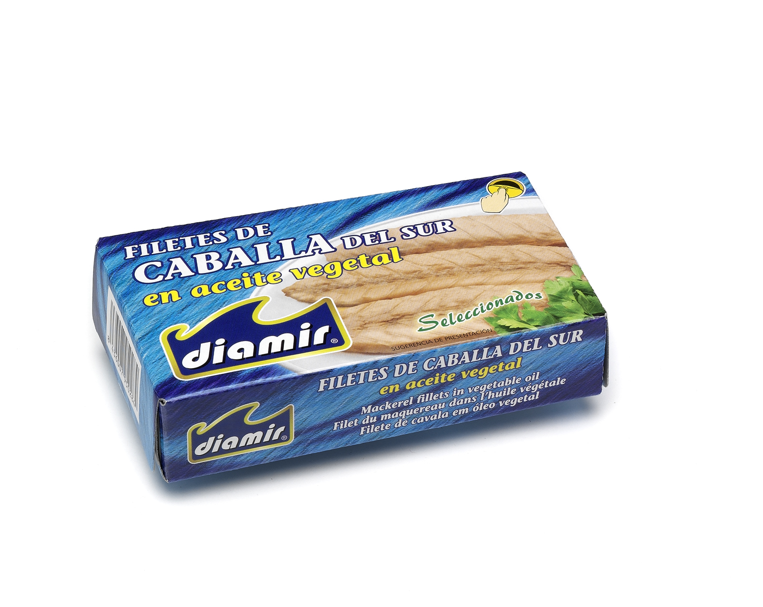 Conserva file macrou in ulei vegetal 90 g DIAMIR