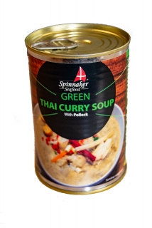 Spinnaker Seafood- Supa crema thailandeza cu curry verde si cod 400 g