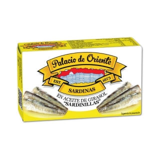 Conserva sardine mici ulei vegetal 81 gr PALACIO de ORIENTE